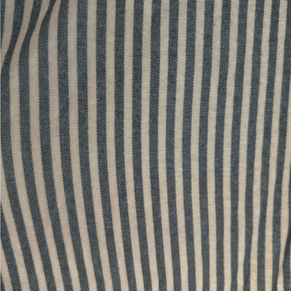 Faherty Blue and White Striped Midi Dress - Picture 2 of 2